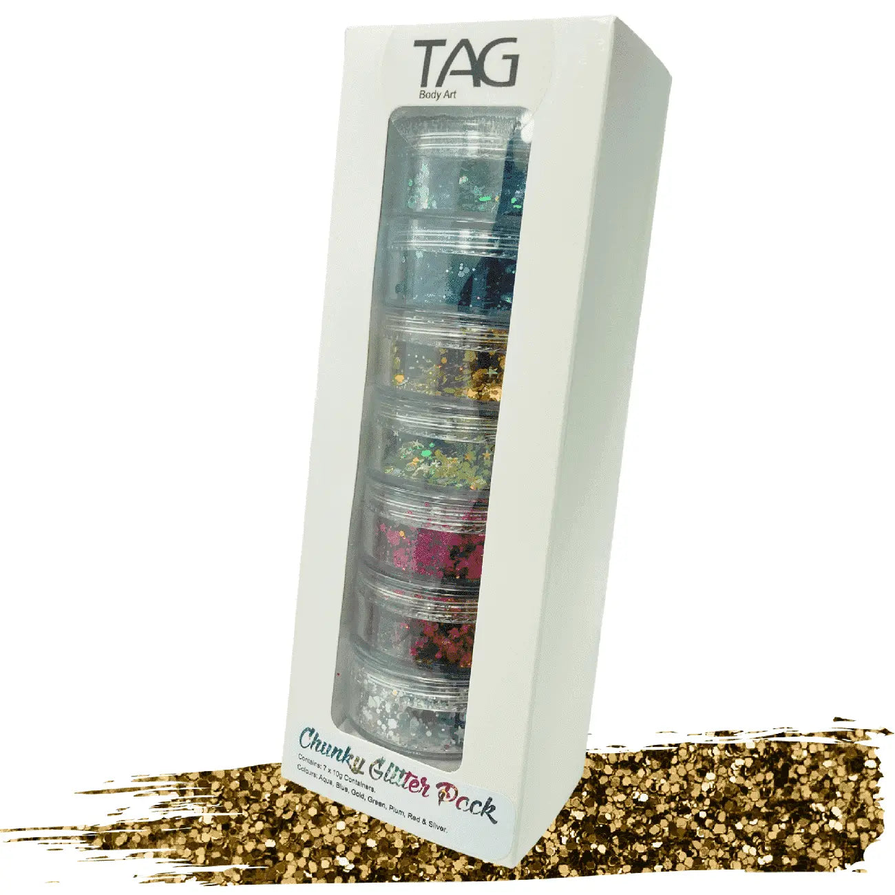 TAG Body Art Chunky Glitter Pack Tag Body Art Chunky Glitter The Face Paint Shop Australia buy face paints near me
