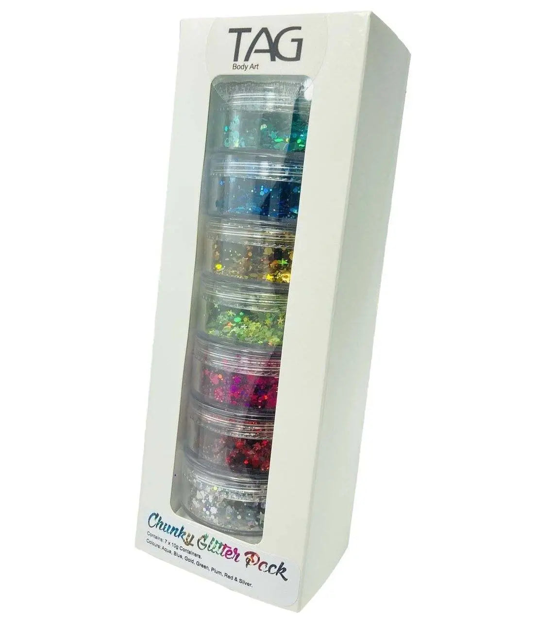 TAG Body Art Chunky Glitter Pack Tag Body Art Chunky Glitter The Face Paint Shop Australia buy face paints near me