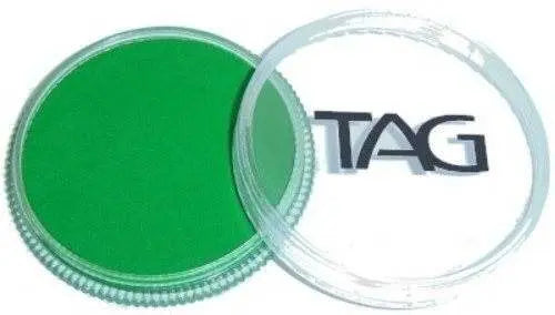 TAG Body Art Face Paint Cake 32g - Medium Green Tag Body Art Face Paint Cake The Face Paint Shop Australia buy face paints near me