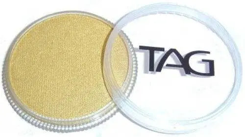 TAG Body Art Face Paint Cake 32g - Pearl Gold Tag Body Art Face Paint Metallic Cake The Face Paint Shop Australia buy face paints near me