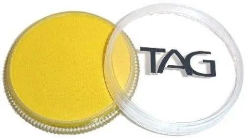 TAG Body Art Face Paint Cake 32g - Yellow Tag Body Art Face Paint Cake The Face Paint Shop Australia buy face paints near me
