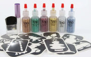 TAG Glitter Tattoo Kit - Christmas Tag Body Art Glitter Tattoo Kit The Face Paint Shop Australia buy face paints near me