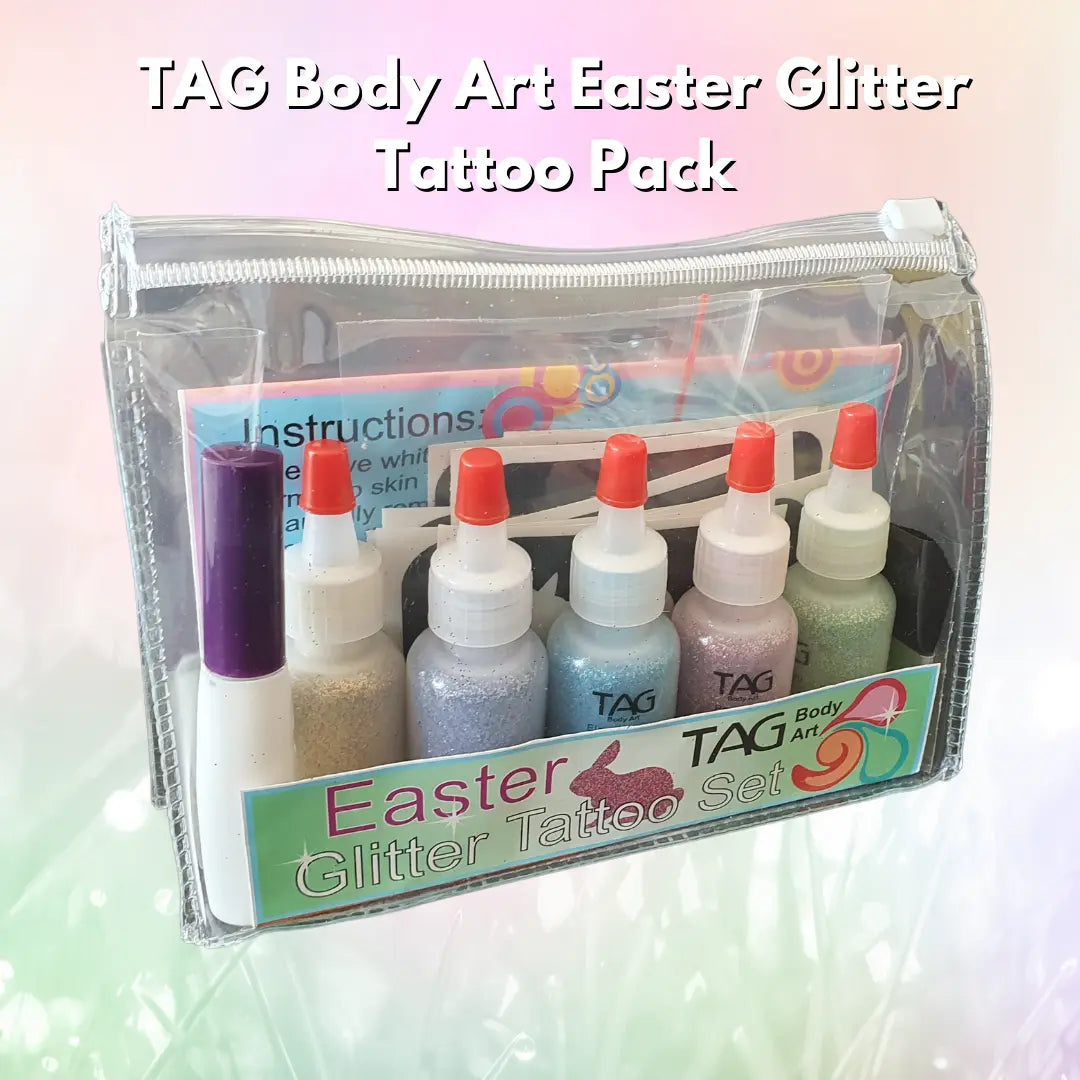  Buy TAG Glitter Tattoo Kit - Easter and professional face & body paint for beginners in Australia. Where to buy face paint near me. 