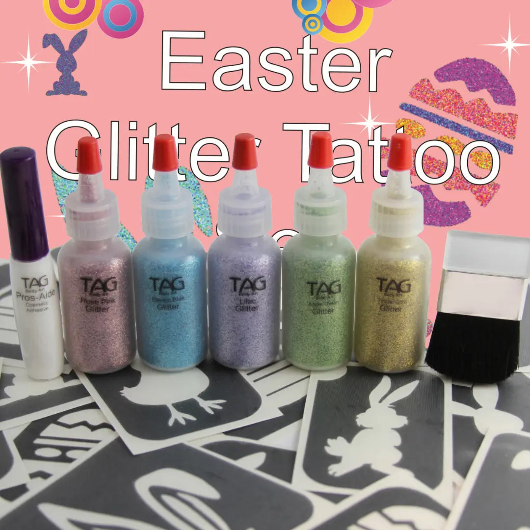  Buy TAG Glitter Tattoo Kit - Easter and professional face & body paint for beginners in Australia. Where to buy face paint near me. 