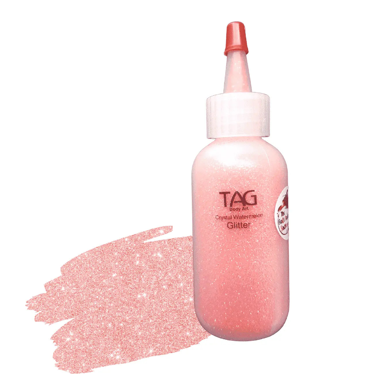 TAG Puff Glitter 60ml Puffer Bottle - Crystal Watermelon Tag Body Art Liquid Glitter The Face Paint Shop Australia buy face paints near me