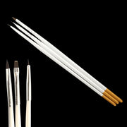 White and Gold Detailer Brush Collection The Face Paint Shop Brush Collection The Face Paint Shop Australia buy face paints near me